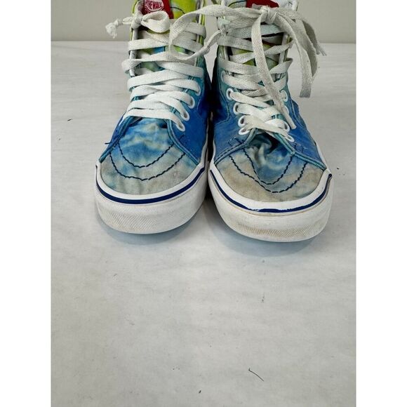 Spongebob SquarePants Sk8 Hi Vans Sneakers Hi-tops Skateboard Kids Size 3.5 Men - Picture 6 of 14